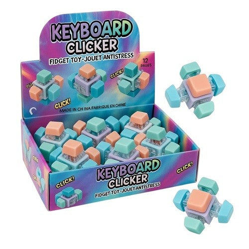 Keyboard Fidget Clicker Cube