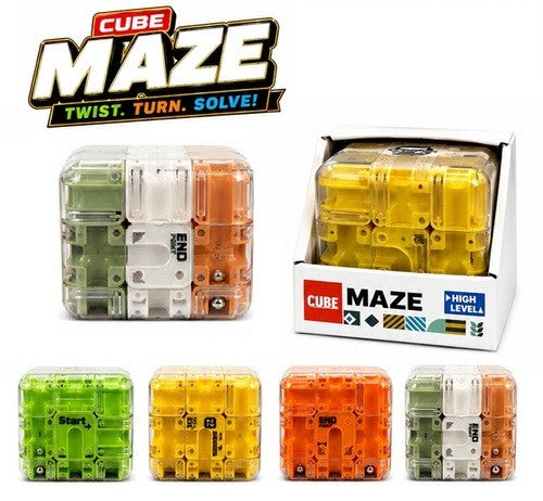 3D Maze Cube Puzzle