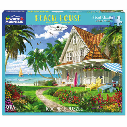 White Mountain Beach House 1000Pc Puzzle
