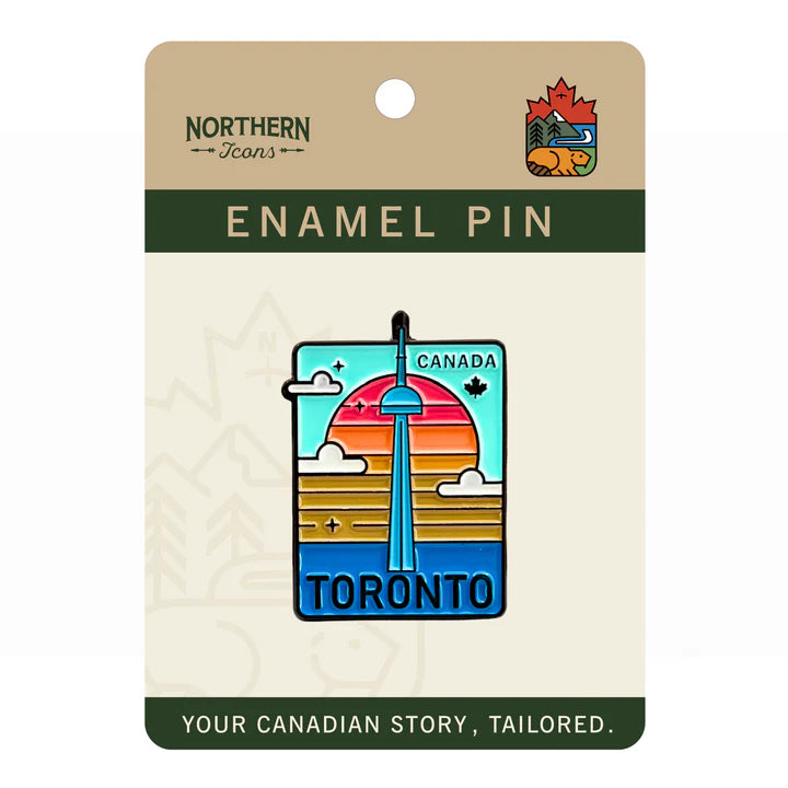 Sunset CN Tower Enamel Pin