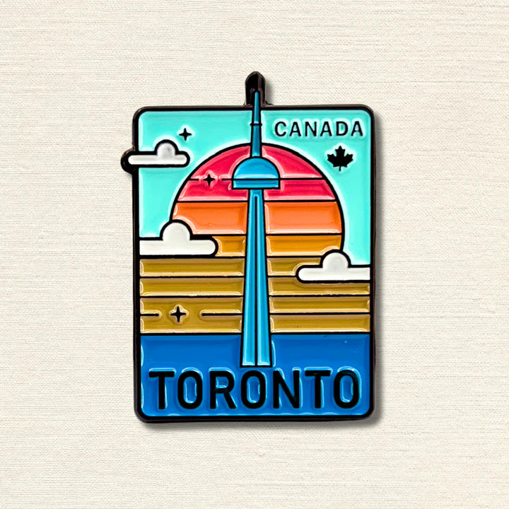 Sunset CN Tower Enamel Pin