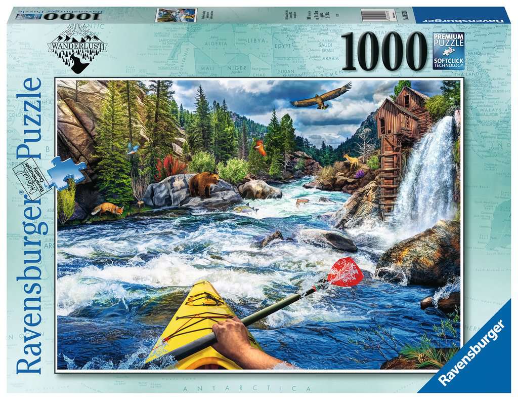 Ravensburger White Water Kayaking Jigsaw Puzzle 1000pc