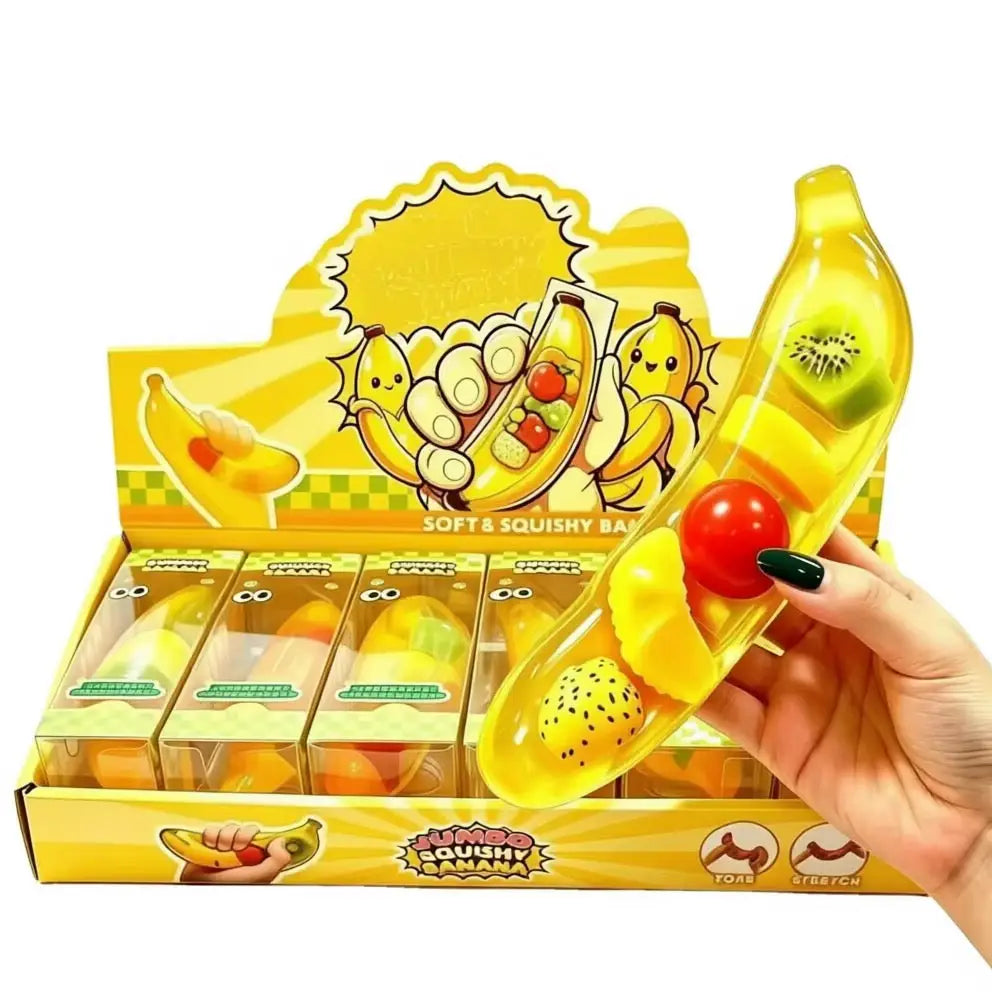 Banana Coconut Oil Squishy