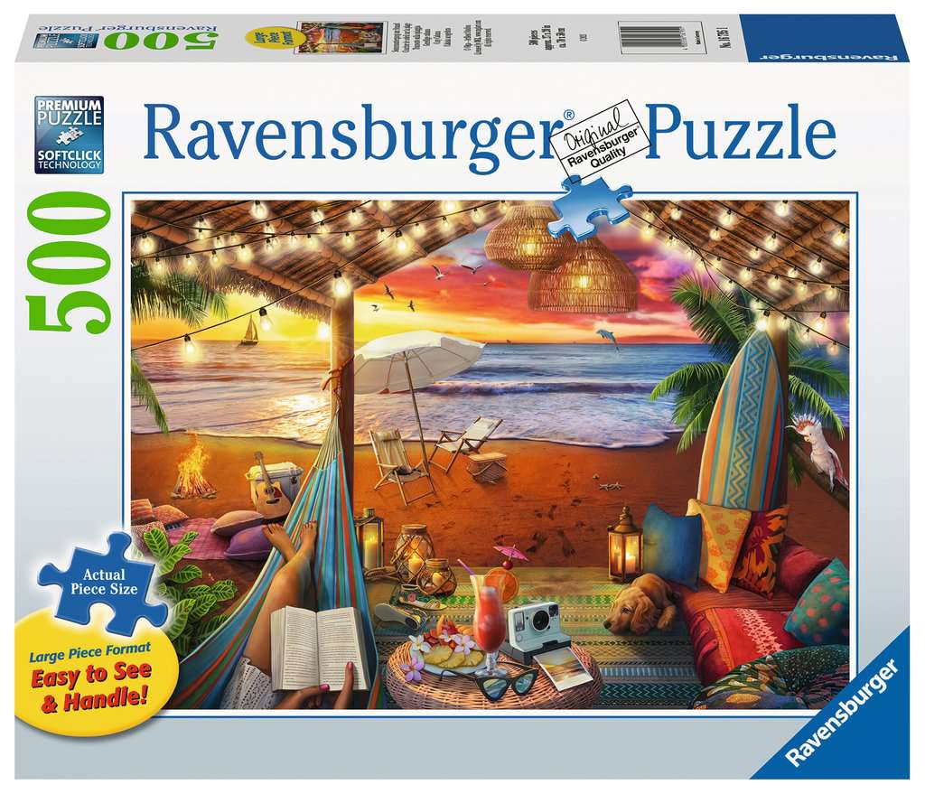 Ravensburger Cozy Cabana Jigsaw Puzzle 500pc