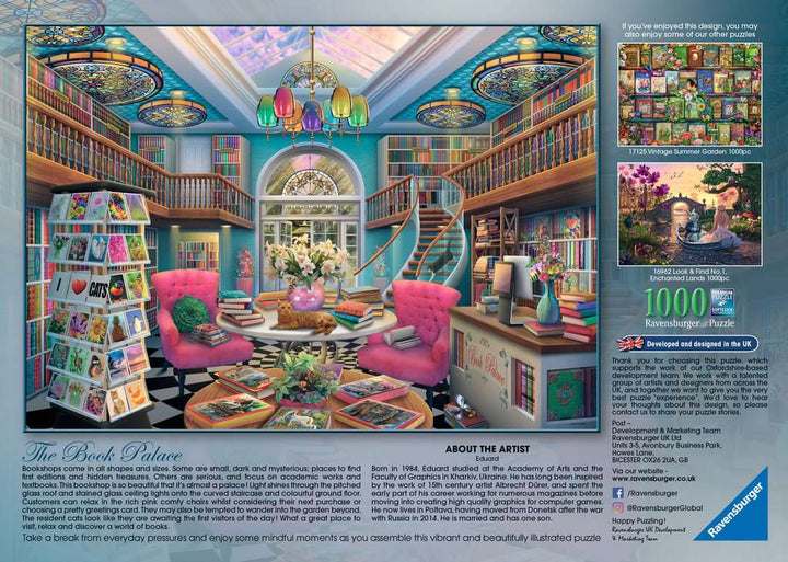 Ravensburger The Book Palace Jigsaw Puzzle 1000pc