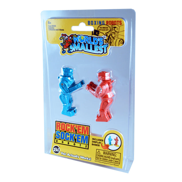 World's Smallest Rock 'Em Sock 'Em Robots