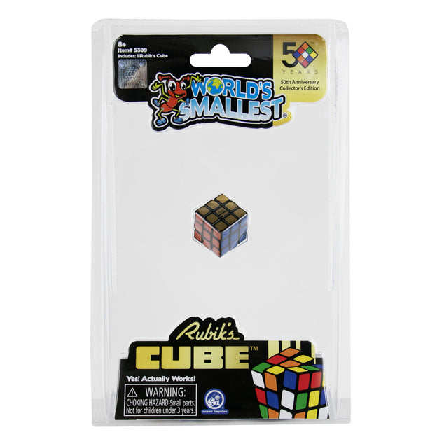 World's Smallest Rubik's Cube 50th Anniversary