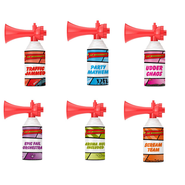 Say Whaaaat? Mini Air Horn Assortment