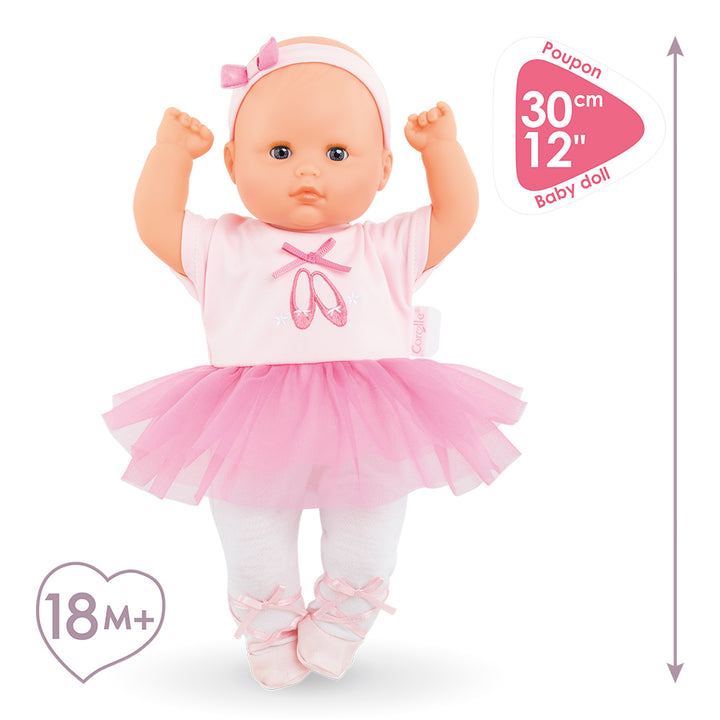 Corolle Bébé Calin Maeva Ballerina Baby Doll 12"