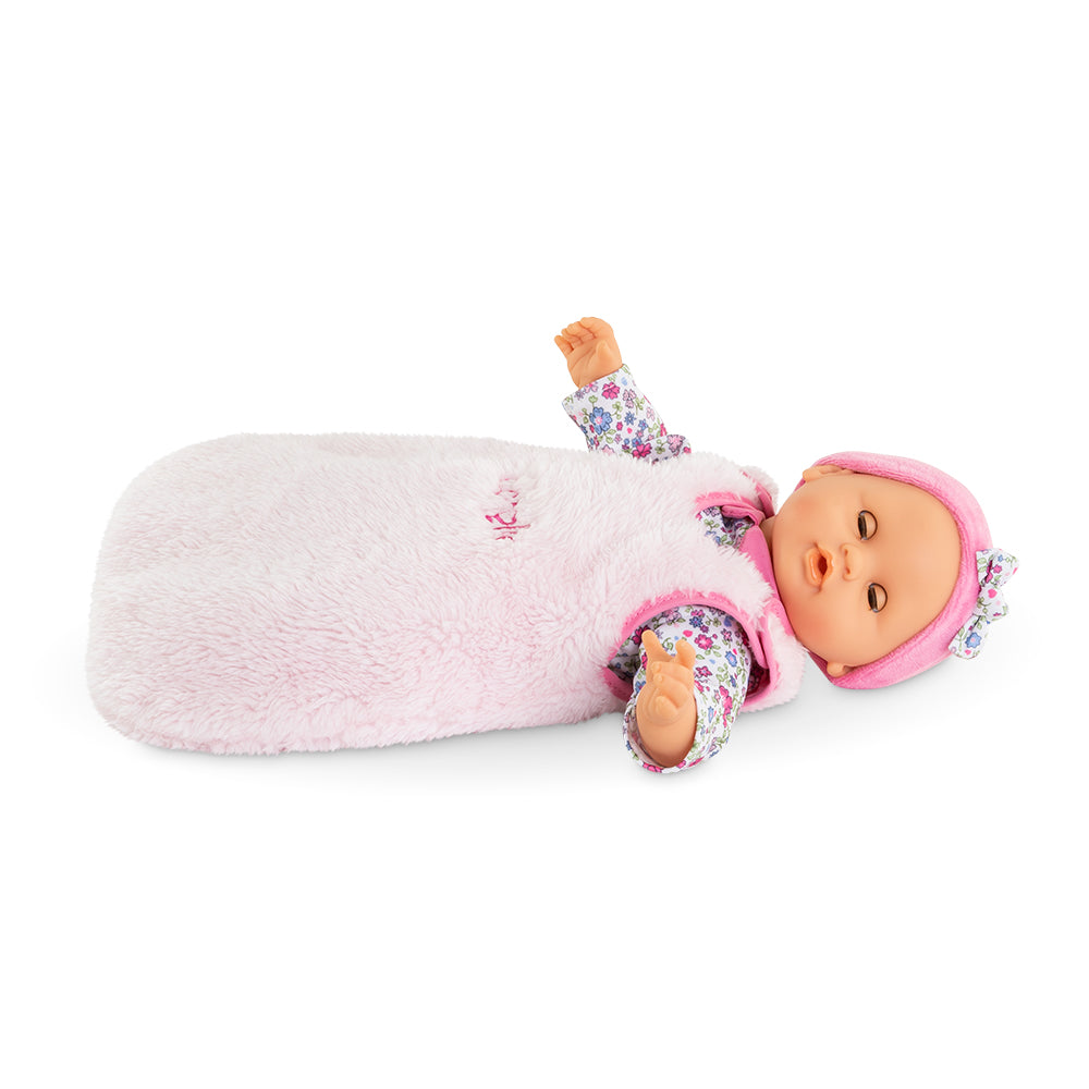 Corolle Bag Sleeper - Pink Plush for 12" Doll