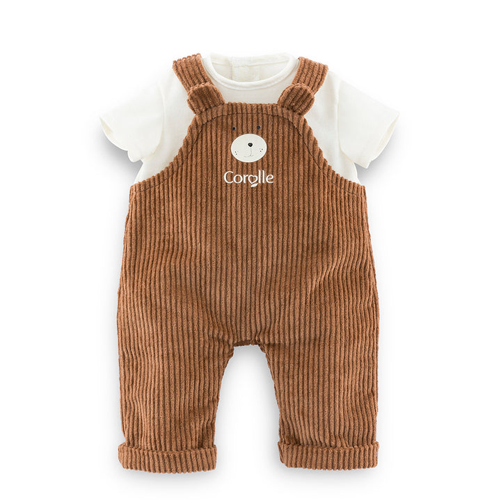 Corolle Little Explorer - Bear Overall &amp; T-Shirt For 12" Baby Doll