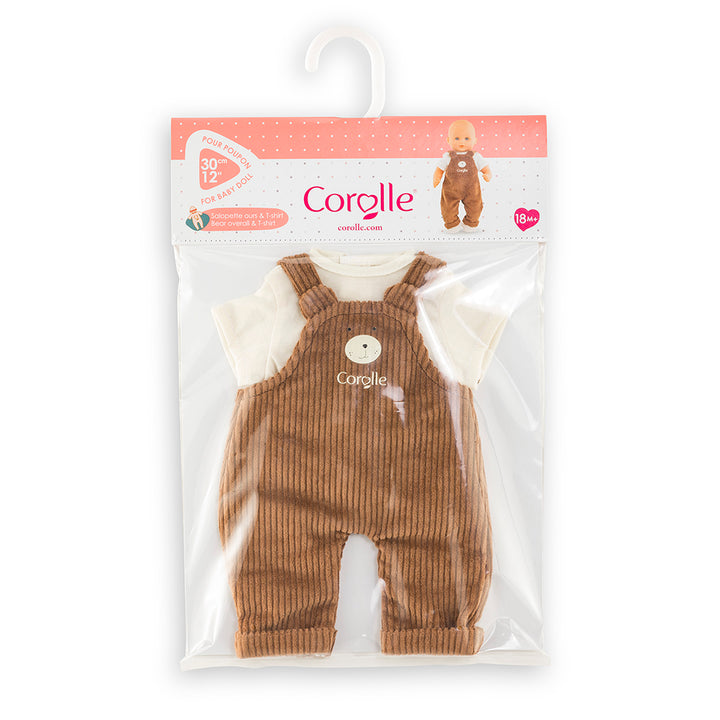 Corolle Little Explorer - Bear Overall &amp; T-Shirt For 12" Baby Doll