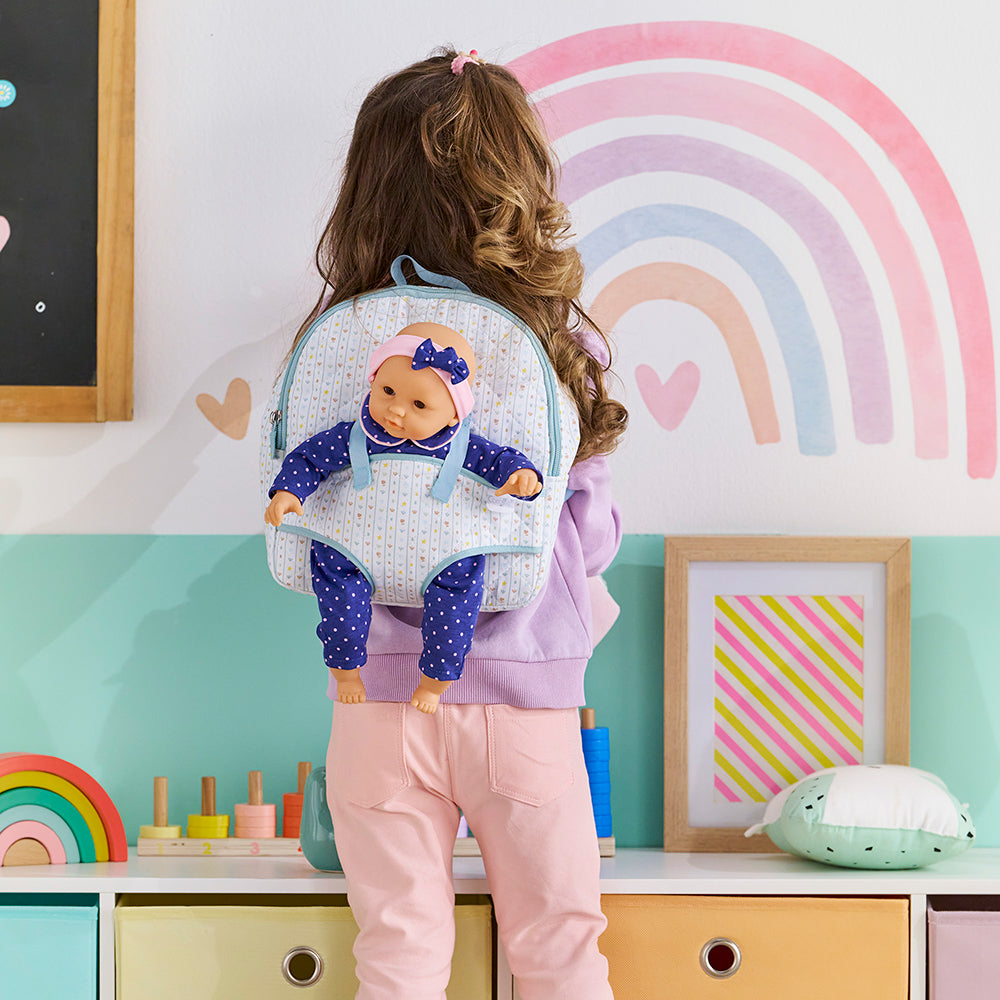 Corolle Stars Baby Doll Carrier Backpack For 12" Doll