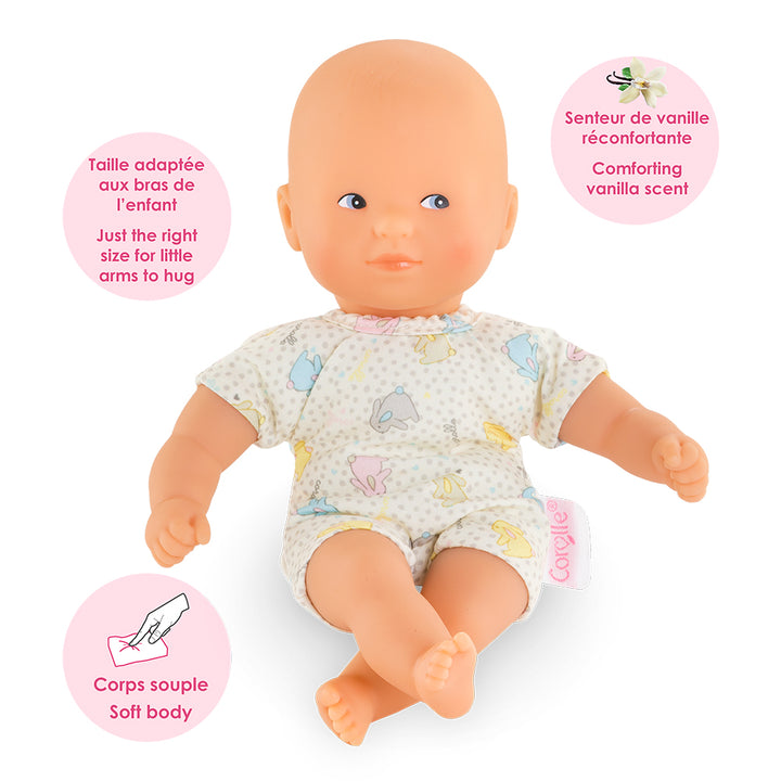 Corolle Mini Calin Bunnies Blue Eyes 8" Doll