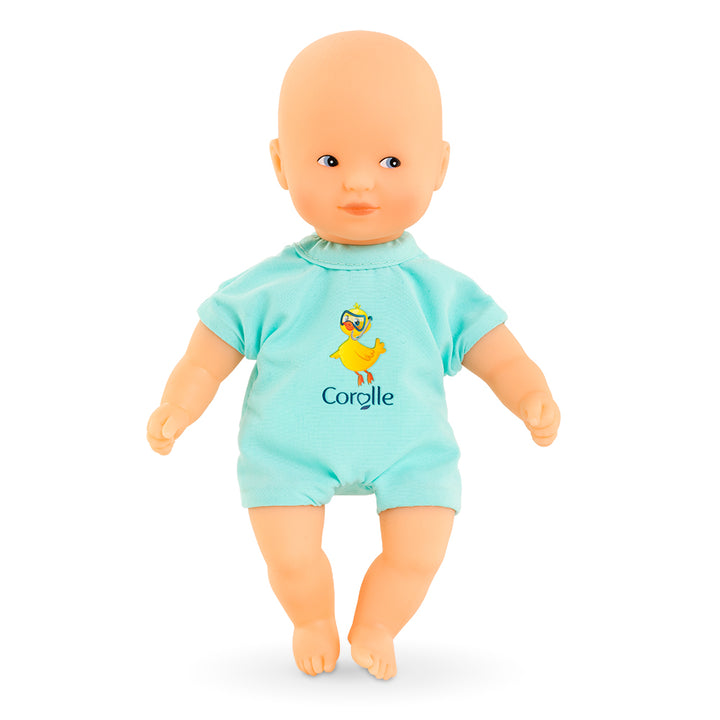 Corolle Mini Bath Blue 8" Baby Doll