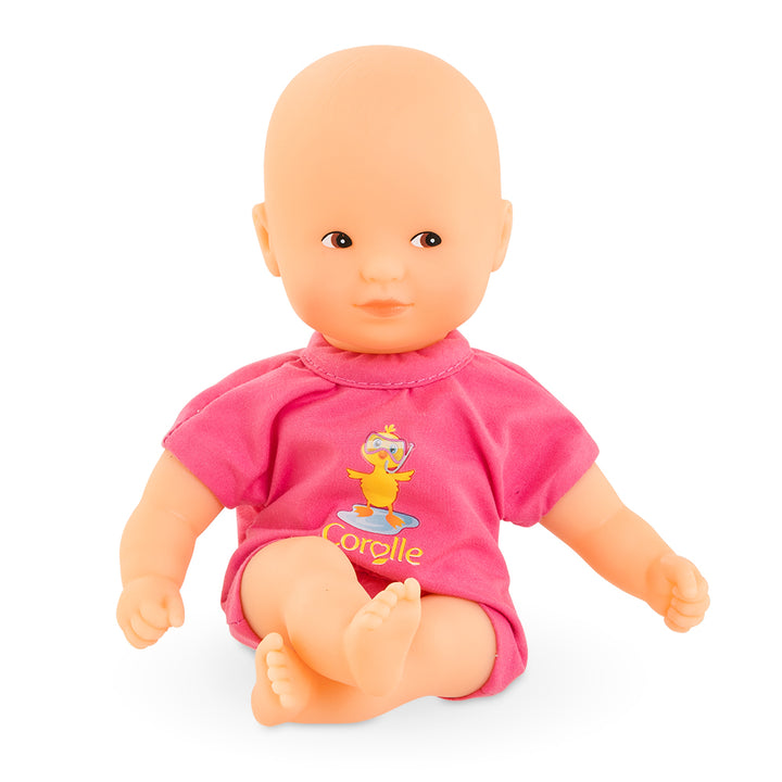 Corolle Mini Bath 8" Pink Baby Doll