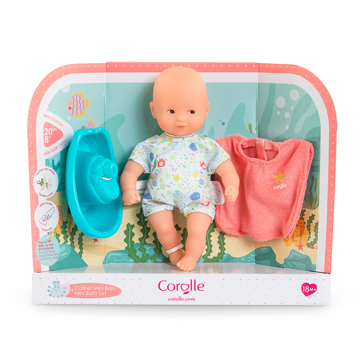 Corolle Mini Bath Doll Set 8"