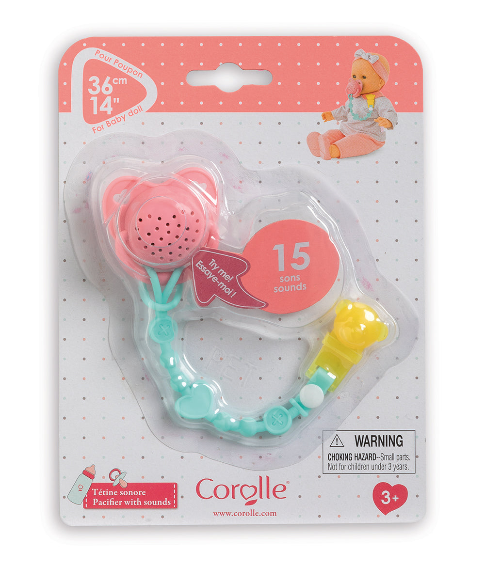 Corolle Pacifier With Sound For 14" Doll