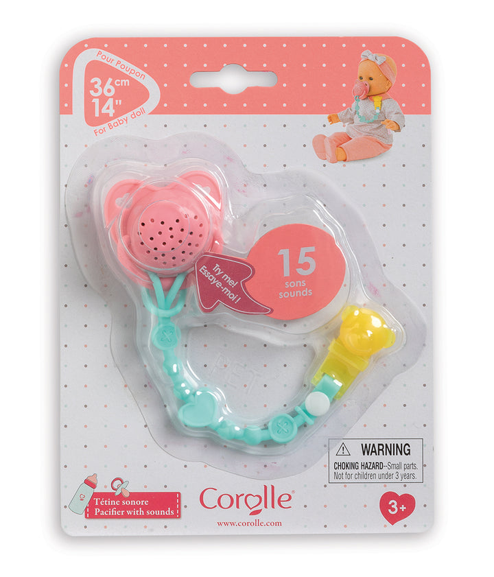 Corolle Pacifier With Sound For 14" Doll
