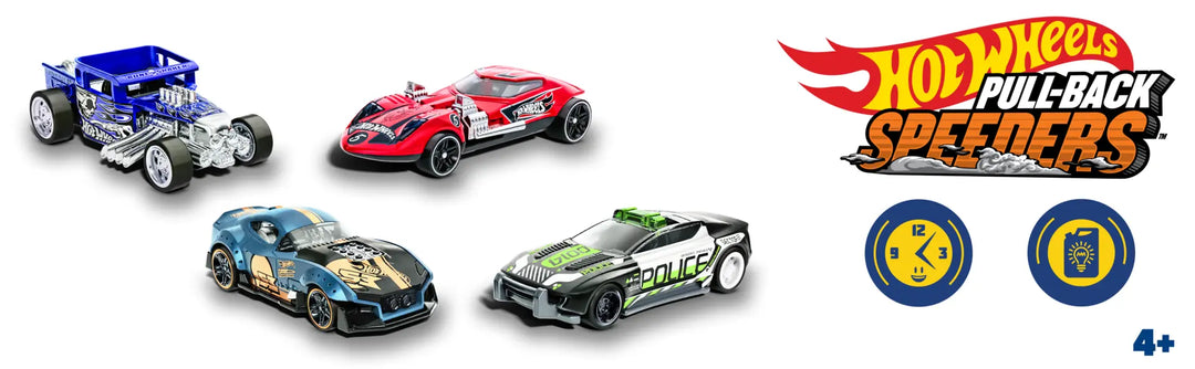 Hot Wheels - Pull-Backs 2-Pack