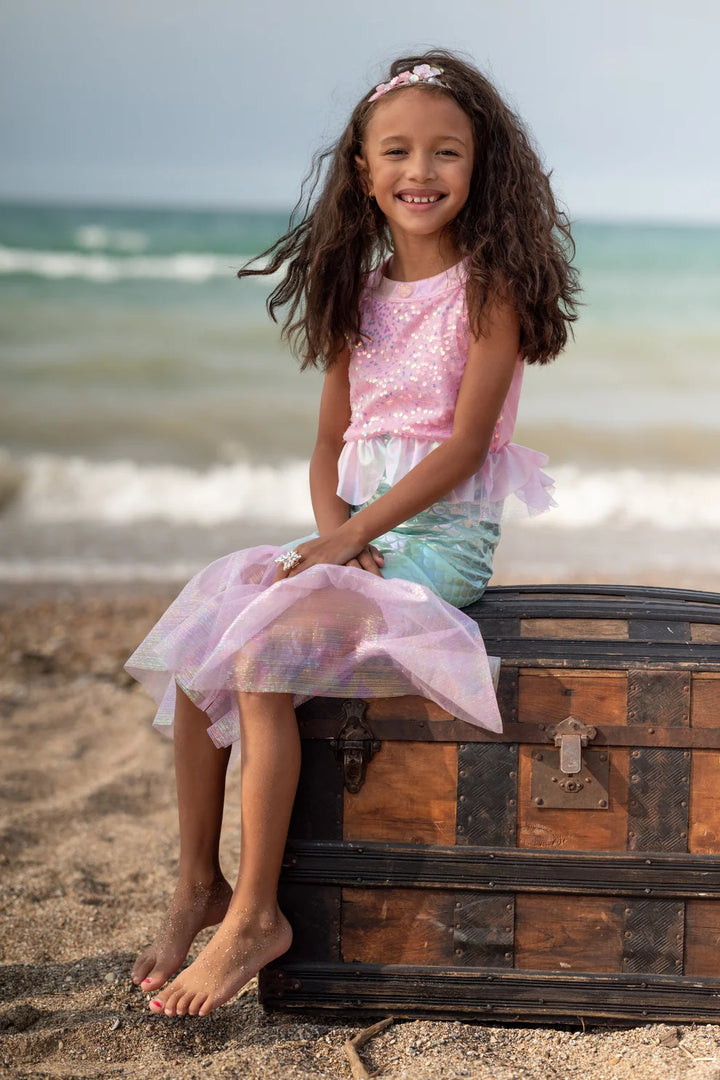 Misty Mermaid Dress Pink/MInt