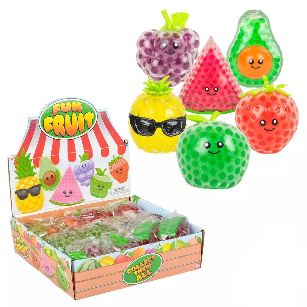 3" Squeezy Bead Fun Fruit