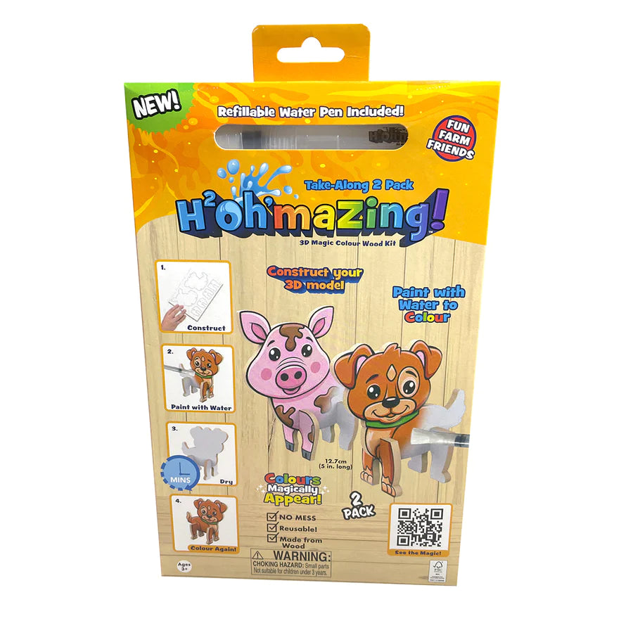 H2Oh'Mazing Take-Along Farm Friends 2 Pack