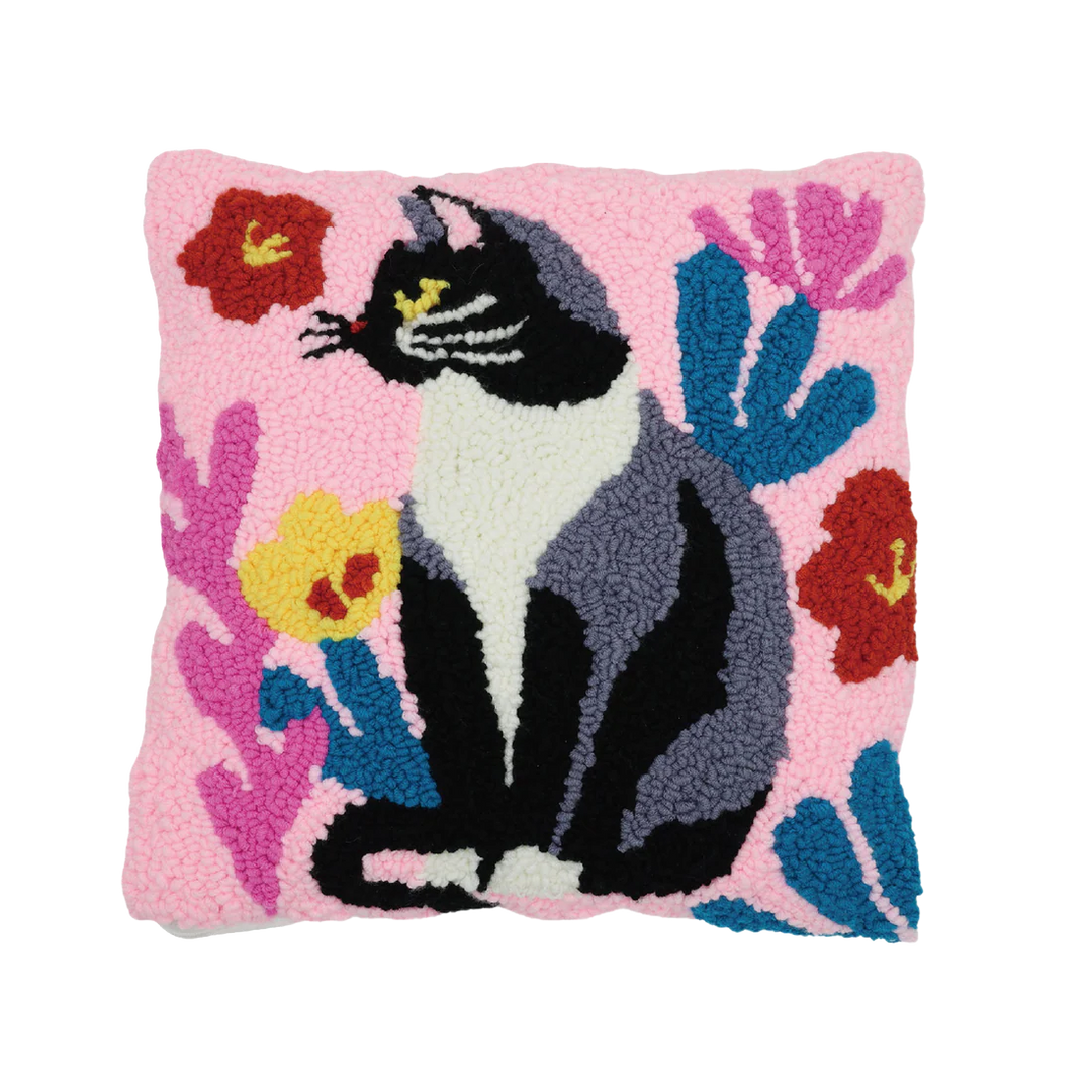 Punch Needle Cat Cushion Set