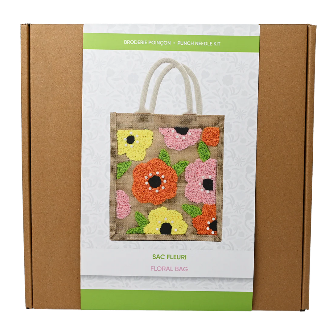 Punch Needle Flower Bag Kit