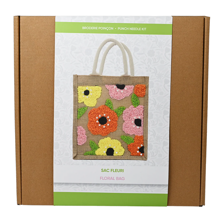 Punch Needle Flower Bag Kit