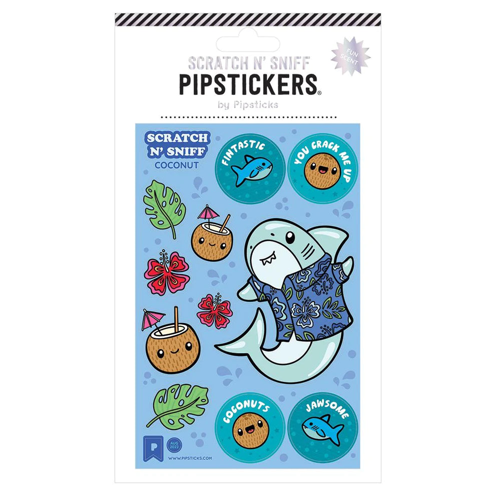 Pipstickers Jawsome Scratch n Sniff Stickers