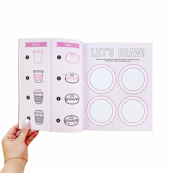 Pipstickers Draw Along Food Sticker Book
