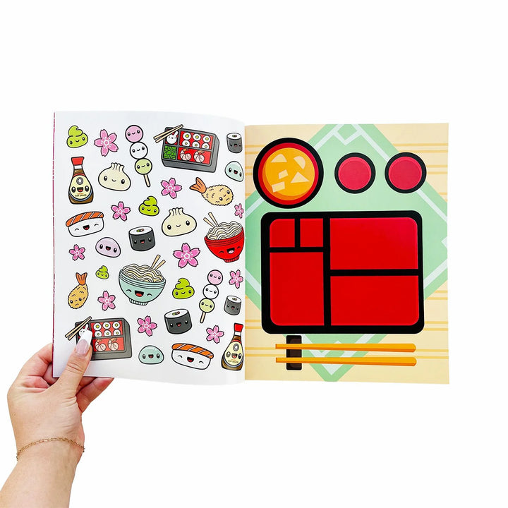 Pipstickers Draw Along Food Sticker Book