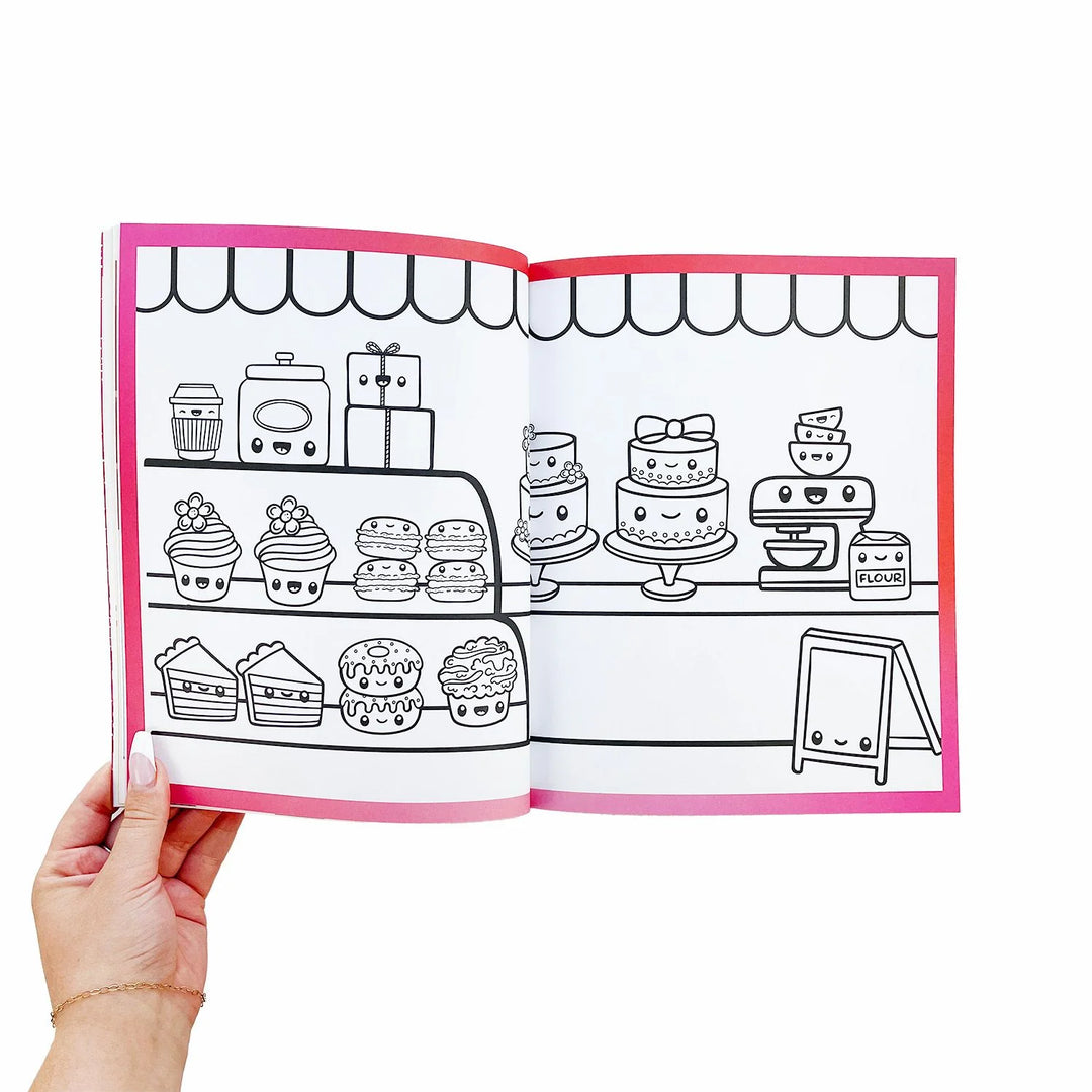 Pipstickers Draw Along Food Sticker Book