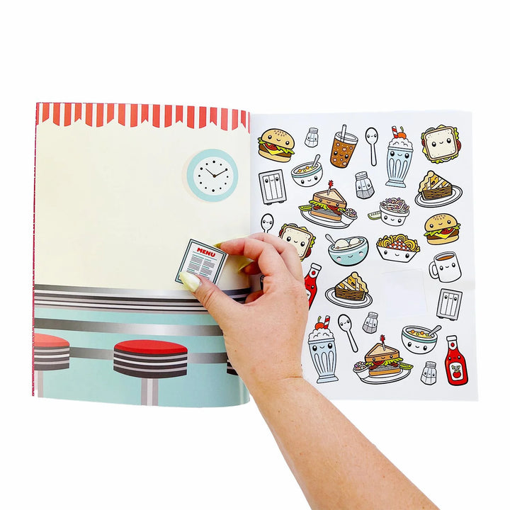 Pipstickers Draw Along Food Sticker Book