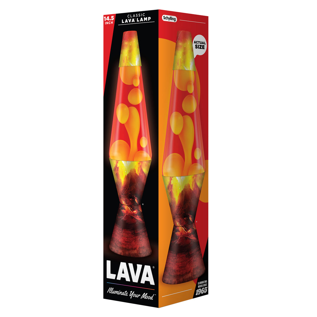 Erupting Crater LAVA Lamp 14.5"