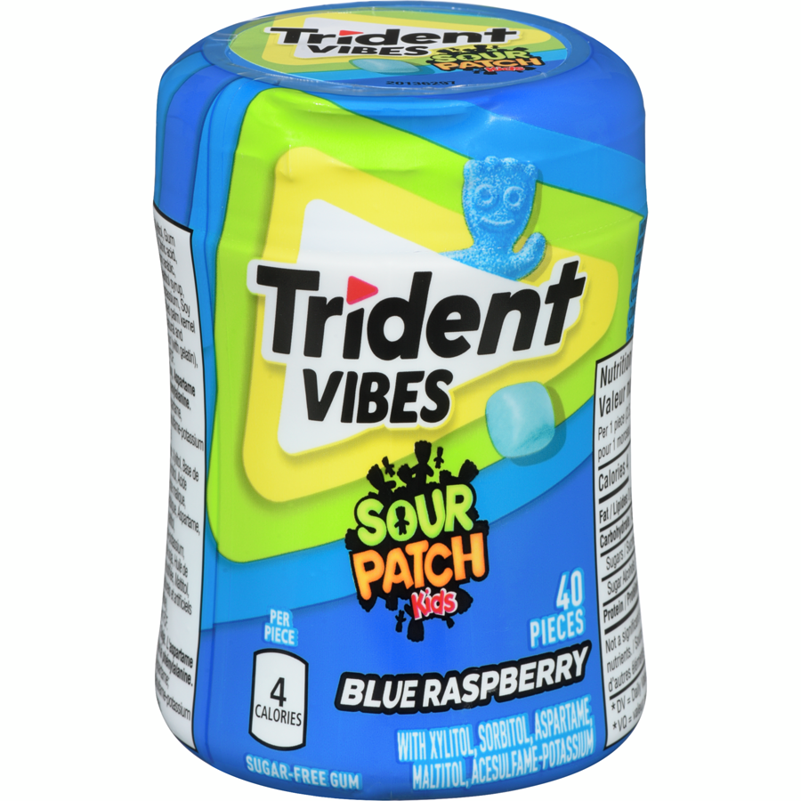 Trident Cool Raspberry Trident Vibes Sour Patch Kids Blue Raspberry Toytown – Toytown Toronto