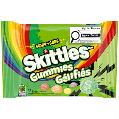 Skittles Sour Gummies 48g