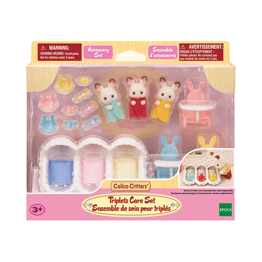 Calico Critters Triplets Care Set