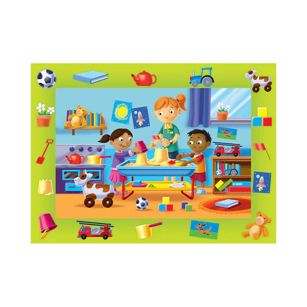 Ravensburger Fun Day At Play Group Floor Puzzle 16pc