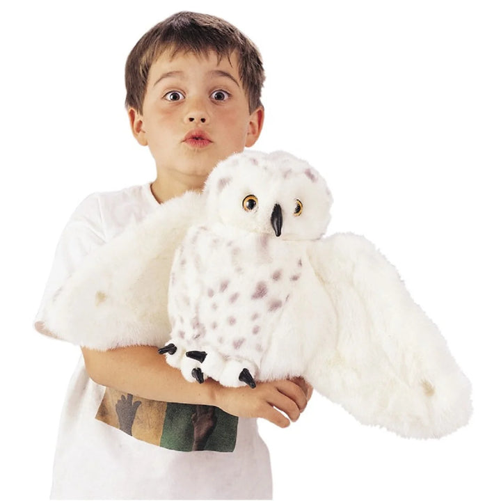 Folkmanis Snowy Owl Hand Puppet