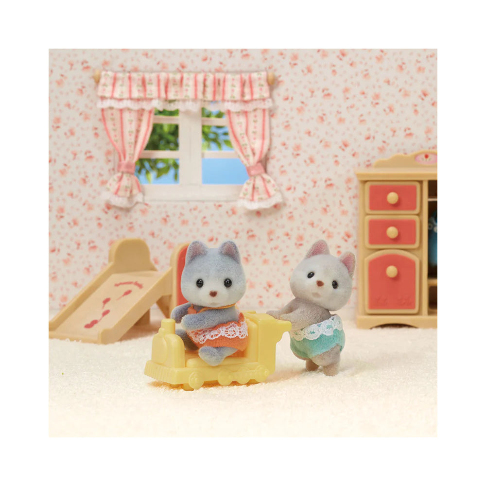 Calico Critters Husky Twins