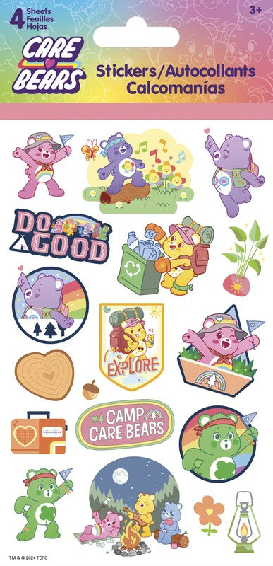 Care Bears Camp Stickers