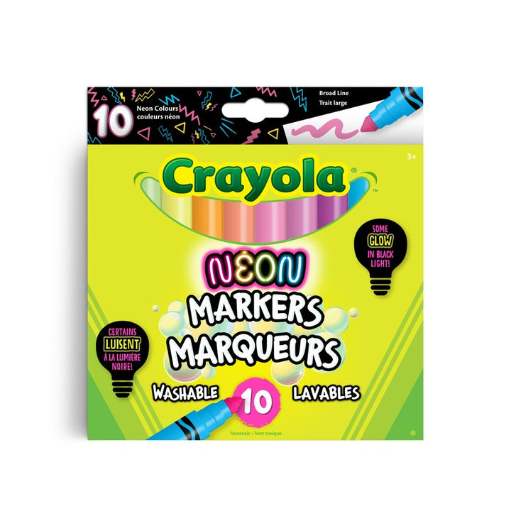 Crayola 10ct Neon Washable Markers