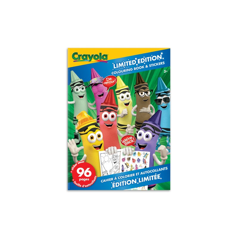 Crayola Colouring Book 96 Page Retired Crayons