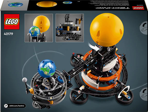 Lego Technic Planet Earth And Moon In Orbit