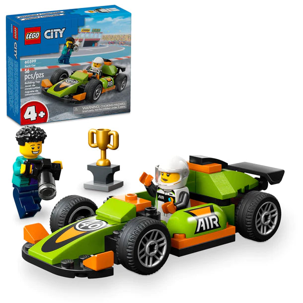 Lego City Green Race Car