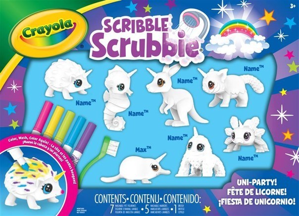 Crayola Scribble Scrubbie Unipets 7pc Set