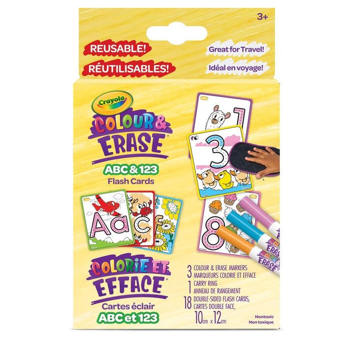 Crayola Colour &amp; Erase 2 Sided Flash Cards