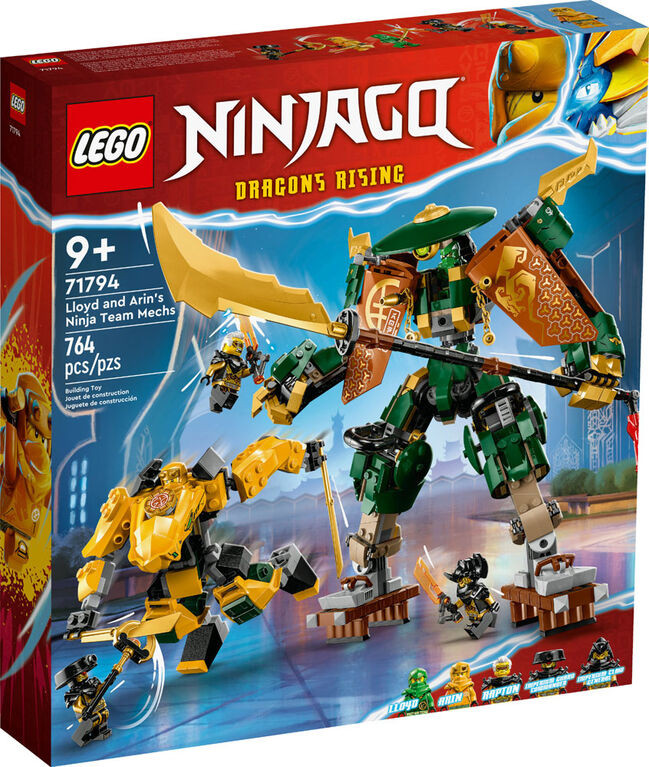 Lego Ninjago Lloyd And Arin's Ninja Team Mechs
